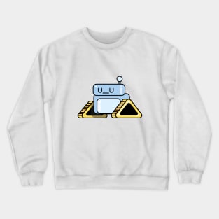 sad robot Crewneck Sweatshirt